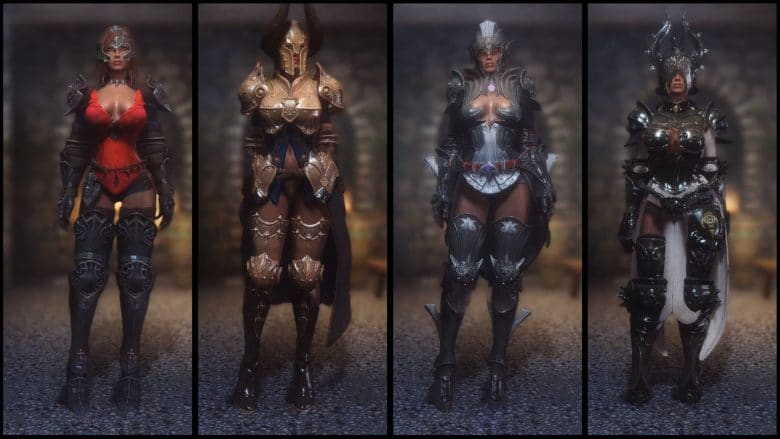 skyrim se best female armor